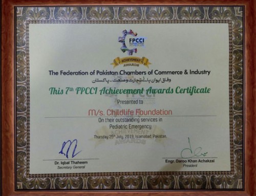 ChildLife Receives FPCCI Achievement Award